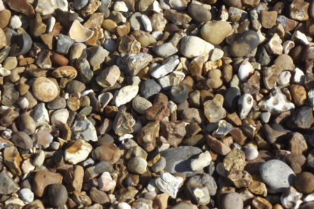 Stones And Gravel On A Beach