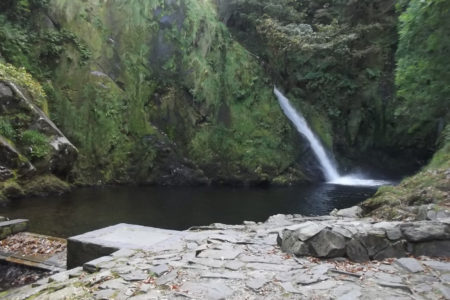 Waterfall In Wales UK